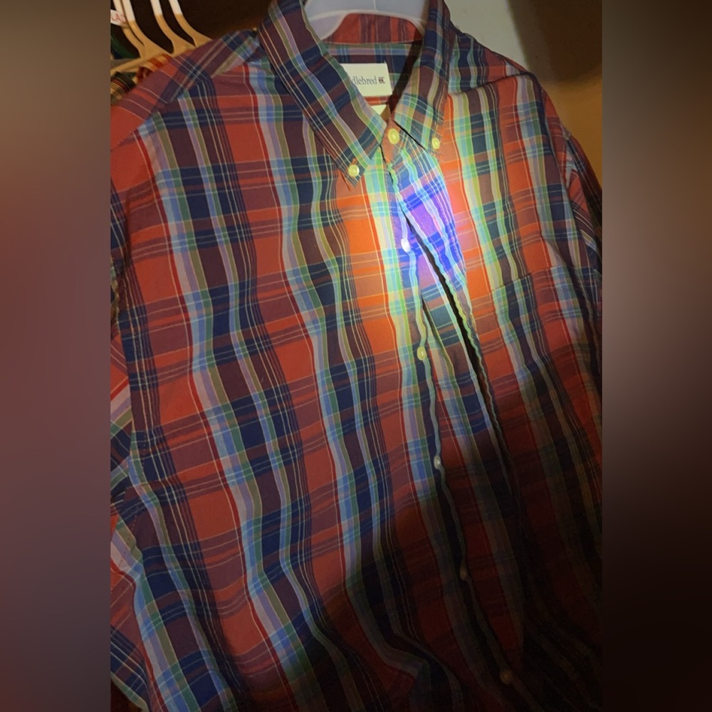 Multi-colored saddlebred dress shirt